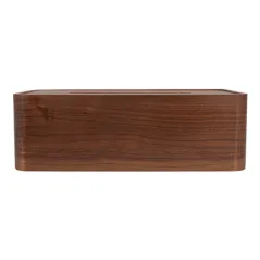 DISTRIBUTEUR MOUCHOIRS   26,5x14x8,5 CM MARRON BOIS (1 UNITÉ)