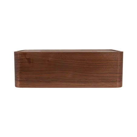 DISTRIBUTEUR MOUCHOIRS   26,5x14x8,5 CM MARRON BOIS (1 UNITÉ)