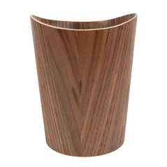 CORBEILLE CHAMBRES   23,5x19x30 CM MARRON ROUGEATRE BOIS (1 UNITÉ)