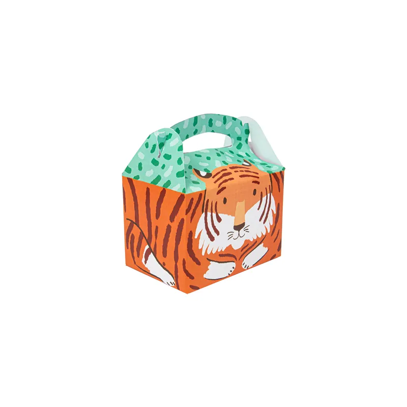 BOÎTES MENU ENFANT TIGRE 'TIGRE' 320 G/M2 15,5x10,5x17,5 CM QUADRICHROMIE CARTON (300 UNITÉ)