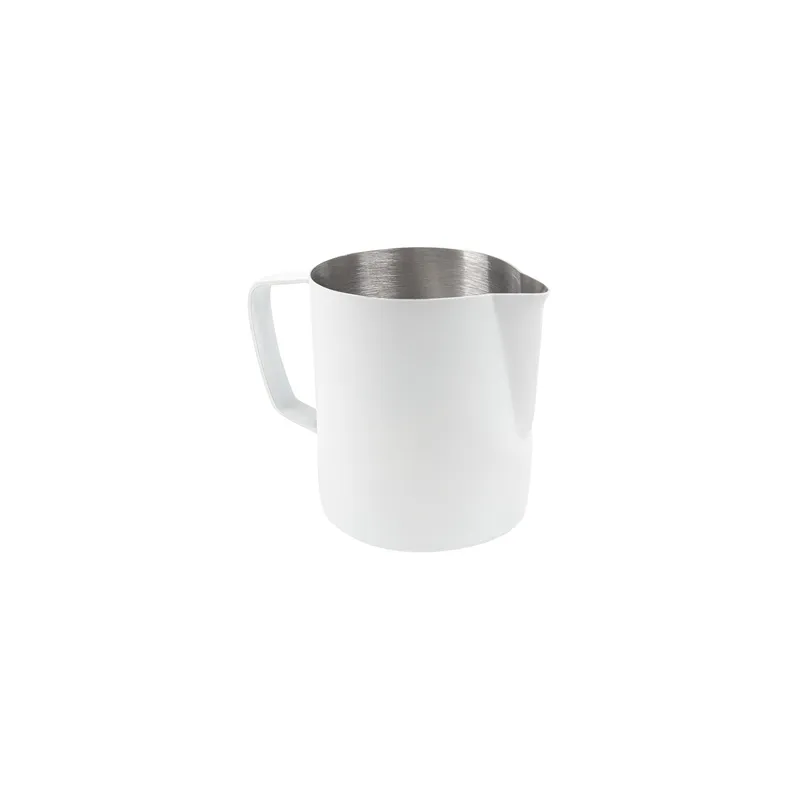 POT À LAIT SANS COUVERCLE  600 ML 13x8x11 CM BLANC INOX (1 UNITÉ)