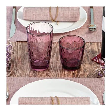 GOBELETS  480 ML Ø 8,5/6,1x14,3 CM LAVANDE POLYCARBONATE (6 UNITÉ)