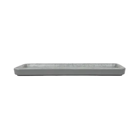 PLATEAUX RECTANGULAIRES ASAMI WARE  28,5x12x2 CM IMITATION CIMENT MÉLAMINE (4 UNITÉ)