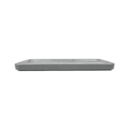 PLATEAUX RECTANGULAIRES ASAMI WARE  28,5x20x2 CM IMITATION CIMENT MÉLAMINE (4 UNITÉ)