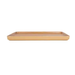 PLATEAUX RECTANGULAIRES ASAMI WARE  28,5x20x2 CM COMPARAISON BOIS MÉLAMINE (4 UNITÉ)