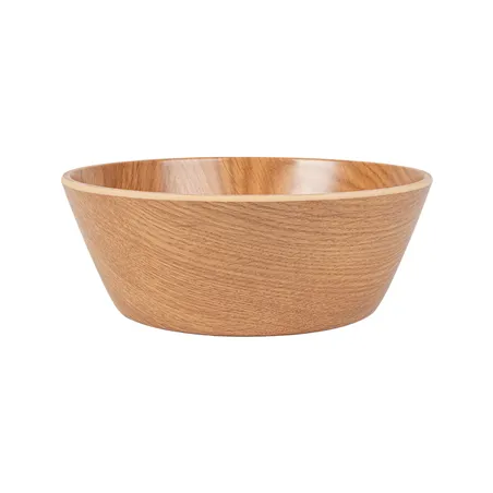 BOLS ASAMI WARE 1300 ML Ø 20,5x7,5 CM COMPARAISON BOIS MÉLAMINE (4 UNITÉ)