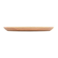 ASSIETTES PLATES ASAMI WARE  Ø 25,5x2,1 CM COMPARAISON BOIS MÉLAMINE (4 UNITÉ)