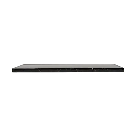 PLATEAU POUR BUFFET ASAMI WARE  53x16,2x1,7 CM IMITATION MARBRE NOIR MÉLAMINE (1 UNITÉ)