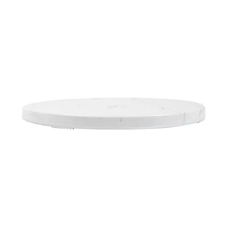 PLATEAU POUR BUFFET ASAMI WARE  Ø 32x1,7 CM IMITATION MARBRE BLANC MÉLAMINE (1 UNITÉ)