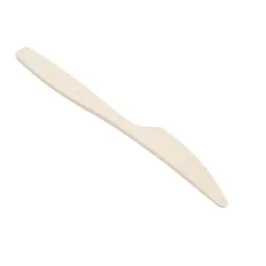 COUTEAUX 'PREMIUM'  17,3 CM IVOIRE FIBRE DE BOIS (140 UNITÉ)