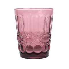 GOBELETS VINTAGE WAKI GLASS 'VINTAGE' 250 ML Ø8x10 CM LAVANDE VERRE (6 UNITÉ)