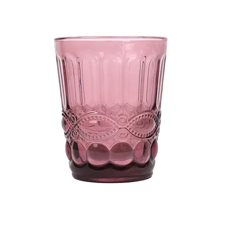GOBELETS VINTAGE WAKI GLASS 'VINTAGE' 250 ML Ø8x10 CM LAVANDE VERRE (6 UNITÉ)