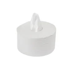 PAPIER TOILETTE ECOLABEL 2 COUCHES 17 G/M2 Ø20x11 CM BLANC OUATE (12 UNITÉ)