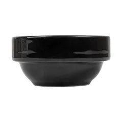 BOLS SALADIERS AKALA 70 ML Ø 6,4x2,8 CM NOIR PORCELAINE (12 UNITÉ)