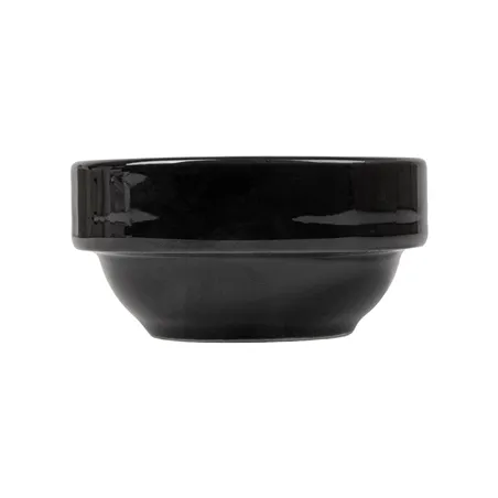 BOLS SALADIERS AKALA 70 ML Ø 6,4x2,8 CM NOIR PORCELAINE (12 UNITÉ)
