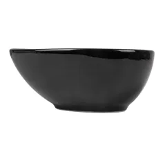 MINI RÉCIPIENTS "LARME" AKALA  Ø 10x7,2x4,1 CM NOIR PORCELAINE (12 UNITÉ)
