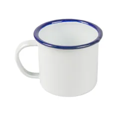 TASSES ENAMELWARE 250 ML Ø 7x7 CM BLANC ACIER ÉMAILLÉ (6 UNITÉ)
