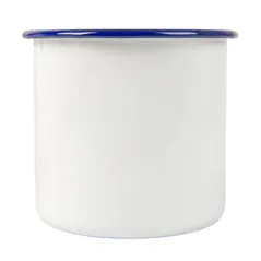 BOLS ENAMELWARE 1200 ML Ø 12x12 CM BLANC ACIER ÉMAILLÉ (6 UNITÉ)