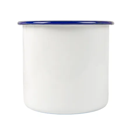 BOLS ENAMELWARE 1200 ML Ø 12x12 CM BLANC ACIER ÉMAILLÉ (6 UNITÉ)