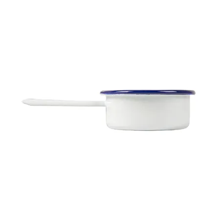 MINI SAUTOIRS ENAMELWARE 100 ML 14,6x8x3 CM BLANC ACIER ÉMAILLÉ (6 UNITÉ)
