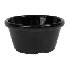 12 RAMEQUINS  60 ML Ø 7x3,5 CM NOIR PET (1 UNITÉ)