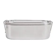 RÉCIPIENT AVEC COUVERCLE ARTINOX 750 ML 16x10,5x5 CM ARGENTE INOX (12 UNITÉ)