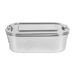 RÉCIPIENT AVEC COUVERCLE ARTINOX 1300 ML 18x13x5 CM ARGENTE INOX (12 UNITÉ)