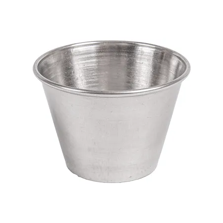 RAMEQUINS AVEC COUVERCLE ARTINOX 75 ML Ø 6x4,5 CM ARGENTE INOX (72 UNITÉ)