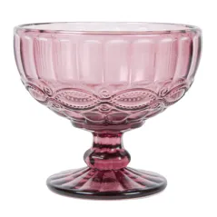 COUPES À DESSERTS VINTAGE WAKI GLASS 'VINTAGE' 380 ML Ø12x10.5 CM LAVANDE VERRE (6 UNITÉ)