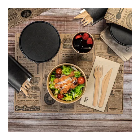 SETS DE TABLE FEEL GREEN 'TIMES' 80 G/M2 31x43 CM NATUREL PAPIER RECYCLÉ (1000 UNITÉ)