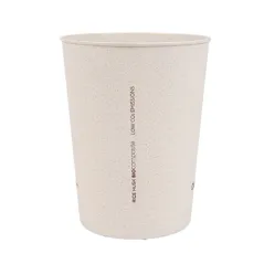 VERRES RÉUTILISABLES  500 ML Ø9/6,9x11,5 CM NATUREL RICE HUSK BIOCOMPOSITE (312 UNITÉ)