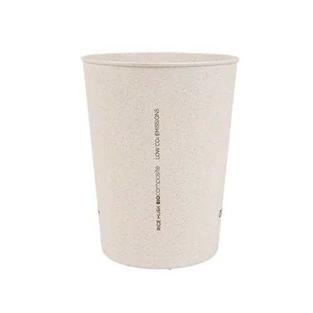 VERRES RÉUTILISABLES  500 ML Ø9/6,9x11,5 CM NATUREL RICE HUSK BIOCOMPOSITE (312 UNITÉ)