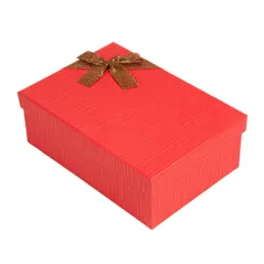 3 U BOÎTES PRÉSENTATION   ROUGE CARTON (1 UNITÉ)