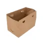 BOÎTES REPAS À EMPORTER 1 L 300 G/M2 11x18x7 CM MARRON CARTON (50 UNITÉ) BOÎTES REPAS À EMPORTER