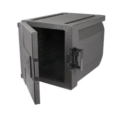 69L ARMOIRE ISOTHERME 9 GN 1/1, 1/2, 1/3  69 L 66x45x49 CM NOIR EPP (1 UNITÉ)