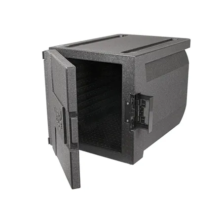 69L ARMOIRE ISOTHERME 9 GN 1/1, 1/2, 1/3  69 L 66x45x49 CM NOIR EPP (1 UNITÉ)