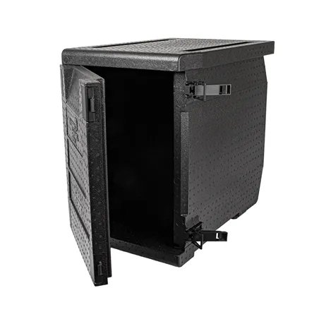 93L ARMOIRE ISOTHERME 9GN 1/1, 1/2, 1/3  93 L 64,5x44,5x62,5 CM NOIR EPP (1 UNITÉ)