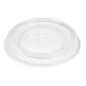 COUVERCLES PLATS À CROIX POUR 224.01 Ø 8,5x0,8 CM TRANSPARENT PLA (800 UNITÉ) COUVERCLES PLATS À CROIX POUR 224.01