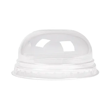 COUVERCLES COUPOLE ORIFICE POUR 224.01   Ø 8,5x4,2 CM TRANSPARENT PLA (800 UNITÉ)