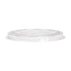 COUVERCLES PLATS À CROIX POUR 224.02   Ø 9,5x0,8 CM TRANSPARENT PLA (800 UNITÉ)