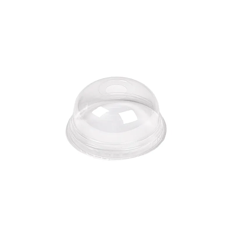 COUVERCLES COUPOLE ORIFICE POUR 224.02   Ø 9,5x4,4 CM TRANSPARENT PLA (800 UNITÉ)