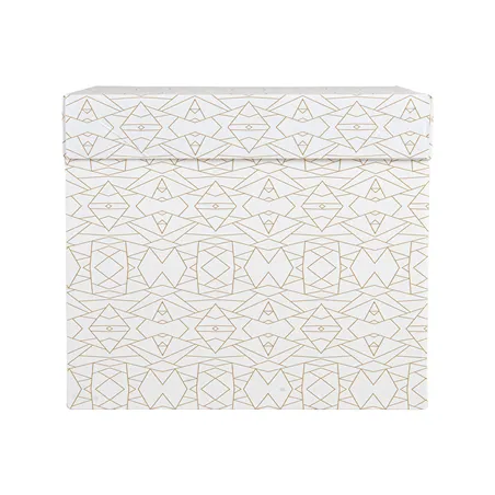 BOÎTES PATISSERIES HAUTES SANS FENÊTRE THEPACK 'DECO'  35,6x35,6x30,5 CM BLANC CARTON MICROCANAL (30 UNITÉ)