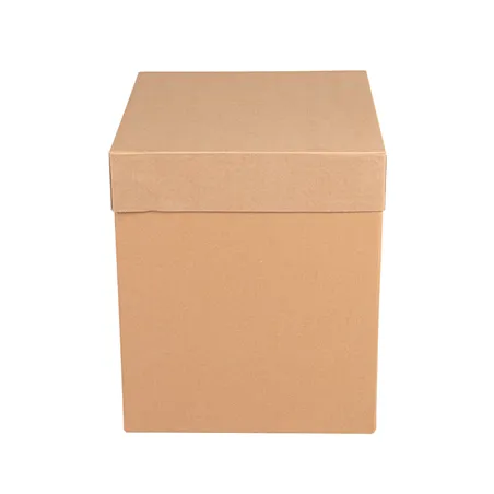 BOÎTES PATISSERIES HAUTES SANS FENÊTRE THEPACK  25,4x25,4x30,5 CM NATUREL CARTON MICROCANAL (30 UNITÉ)