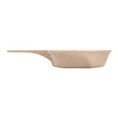 RÉCIPIENTS HEXAGONALES BIONIC  5,5x1,5 CM NATUREL BAGASSE (1000 UNITÉ)