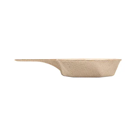 RÉCIPIENTS HEXAGONALES BIONIC  5,5x1,5 CM NATUREL BAGASSE (1000 UNITÉ)