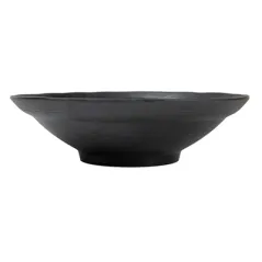 BOLS ASAMI WARE  2200 ML Ø 30,5x8,5 CM NOIR MÉLAMINE (4 UNITÉ)