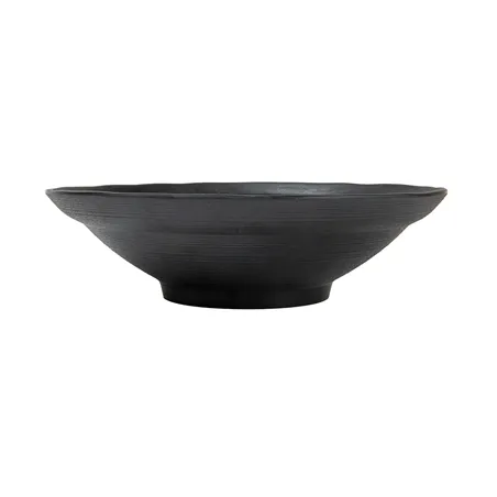 BOLS ASAMI WARE  2200 ML Ø 30,5x8,5 CM NOIR MÉLAMINE (4 UNITÉ)