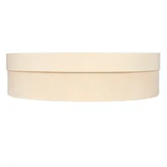 MINI BOÎTE OVALE AVEC COUVERCLE WOOD  19,5x14,5x5 CM NATUREL BOIS (20 UNITÉ)