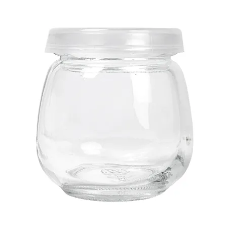 POT AVEC COUVERCLE WAKI GLASS 120 ML Ø 6,5x6,6 CM TRANSPARENT VERRE (96 UNITÉ)