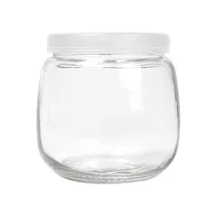 POT AVEC COUVERCLE WAKI GLASS 200 ML Ø 7,3x7,3 CM TRANSPARENT VERRE (72 UNITÉ)